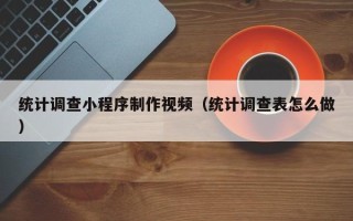 陕西统计调查小程序制作视频（统计调查表怎么做）