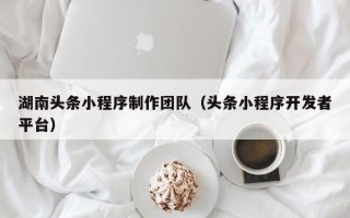 陕西湖南头条小程序制作团队（头条小程序开发者平台）